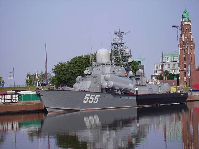 俄國5日在該國最西端的加里寧格勒(Kaliningrad)飛地，展開波羅的海艦隊(Baltic Fleet)作戰演習。圖為波羅的海艦隊的小型飛彈艦。(圖:維基)