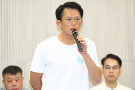 民眾黨主席黃國昌批評民進黨當初提核四公投，現在卻說核三重啟不能公投。（資料照片／王侑聖攝）
