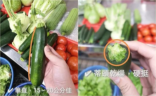 吃櫛瓜吃到食物中毒，菜販就分享若吃起來覺得苦到舌頭發麻就要趕快丟掉不要吃。翻攝自廖炯程臉書