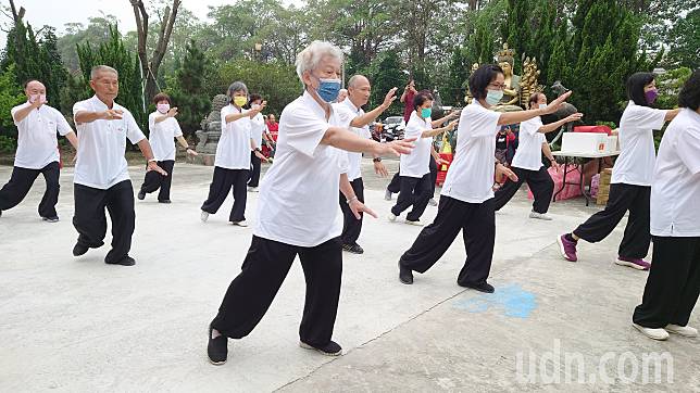 太極拳示意圖。（本報資料照片）