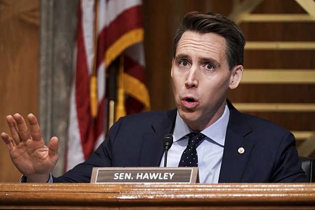 美國密蘇里州聯邦參議員霍利（Josh Hawley）（AP）