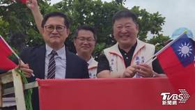 和碩董事長童子賢參與罷免傅崐萁的車隊活動。（圖／TVBS資料畫面）