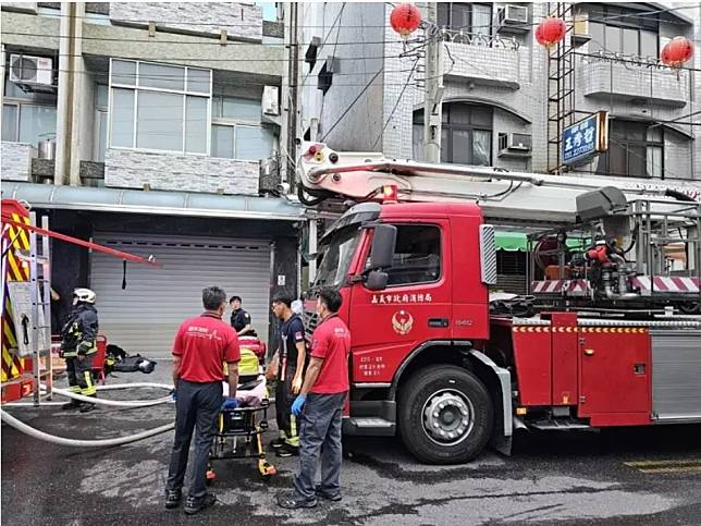 嘉義透天民宅清晨驚傳火警，7旬婦大面積燙傷，送醫不治。（記者湯朝村翻攝)