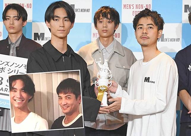 男星澤村一樹的 19歲囝囝野村大貴做男模入行。