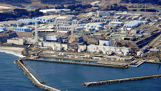 日本福島第一核電廠。路透社