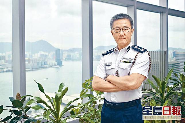 警務處處長蕭澤頤強調，會繼續帶領警隊全力維護國家安全及維持社會治安。