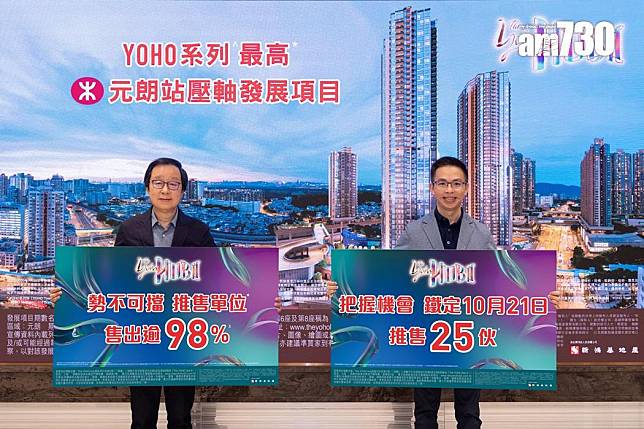 The YOHO Hub II下周一推售25伙第6座單位 折實價715萬入場｜元朗新盤