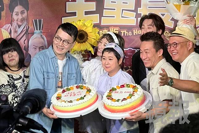 王月經歷兩次開顱手術後首現身慶祝重生。田瑜萍攝