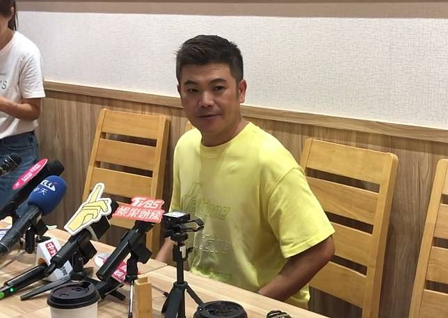 馬國畢受訪時分享近況。（圖／記者郭竹倩 攝）