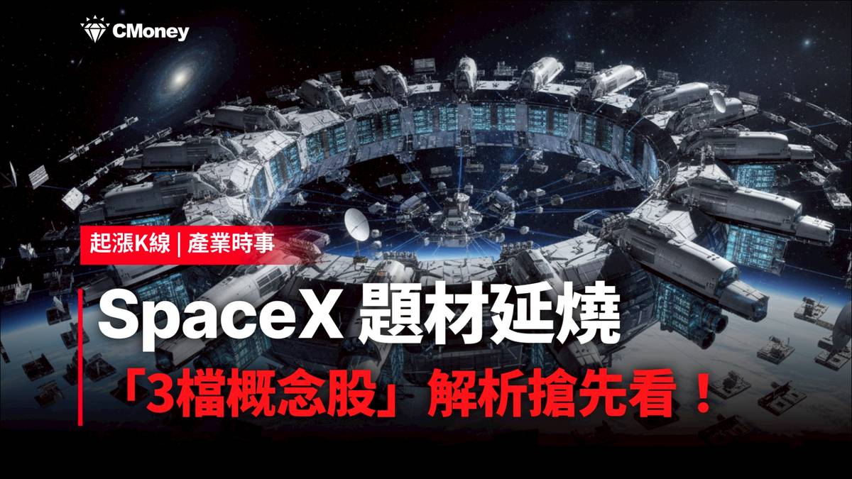 最新消息】SpaceX 題材延燒，「3檔概念股」解析搶先看！ | CMoney | LINE TODAY