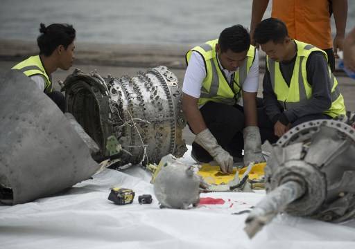 ทางการอินโดนีเซียแจ้งผลการสืบสวนเครื่องไลอ้อนแอร์ตกเมื่อปีที่แล้ว BAY ISMOYO / AFP