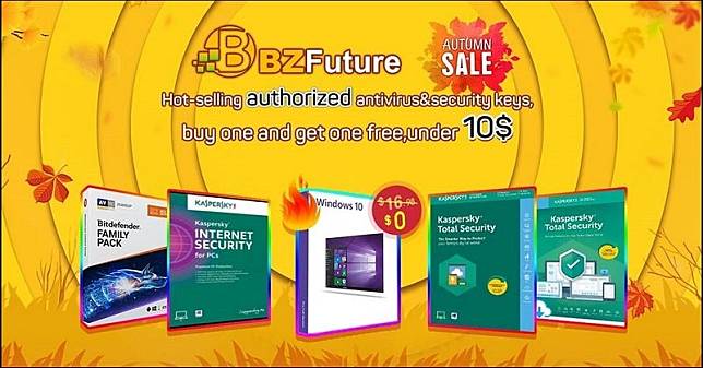 BZFuture 購買防毒軟體免費送 Windows 10 OEM版序號 - 01