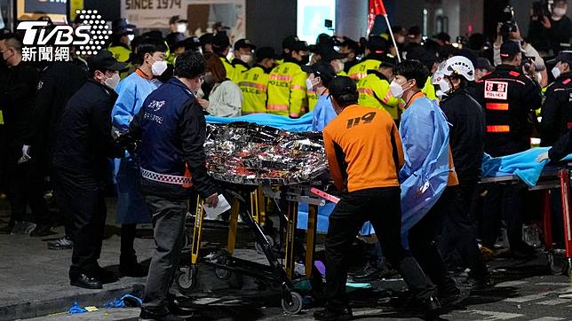 梨泰院踩踏意外釀151人喪命。（圖／達志影像美聯社）
