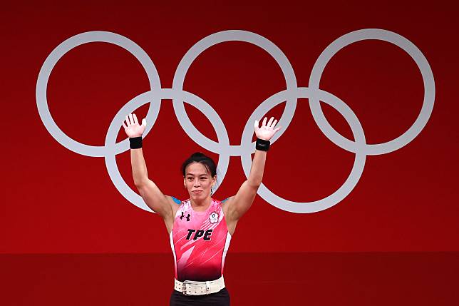 「舉重女神」郭婞淳力拚生涯奧運第二面金牌。(圖片來源：AP/達志影像)  
