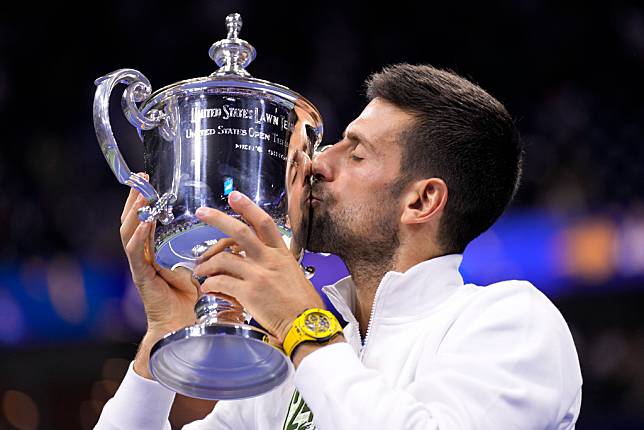 Novak Djokovic奪下2023美網冠軍(圖片來源 LINE TODAY：AP/達志影像) 