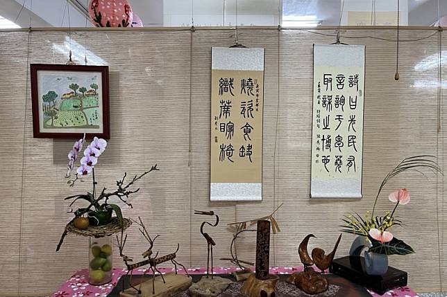 中市中嵙社區墨香聯合成果展3日起一連展出16天。(圖/台中市政府)