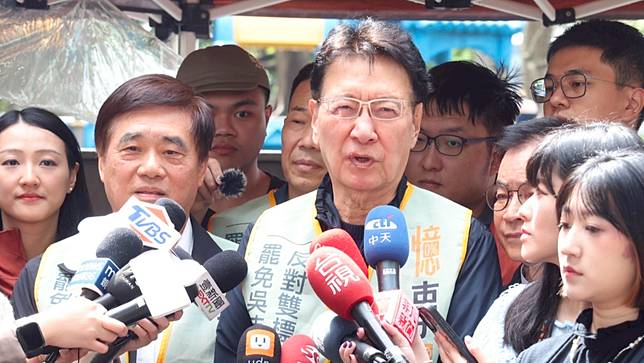 趙少康認為驅逐中配亞亞太殘忍。資料照 廖瑞祥攝