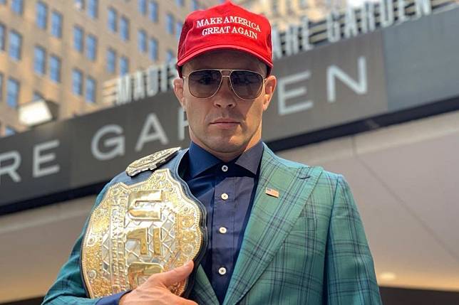 Colby Covington outside Madison Square Garden, where he was originally earmarked to fight in the UFC 244 main event before negotiations fell through. Photo: Instagram