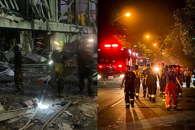 屏東明揚工廠爆炸釀9死百傷，其中更有4名消防員不幸逝世。（翻攝自周春米臉書）