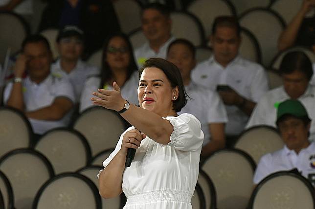 菲律賓副總統薩拉．杜特蒂(Sara Duterte)。(AFP)