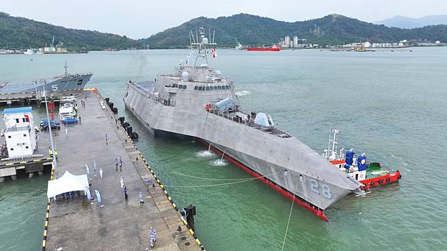 美國海軍戰鬥艦「薩凡納號」(USS Savannah)。(圖 : X平台/HQ Eastern Fleet )