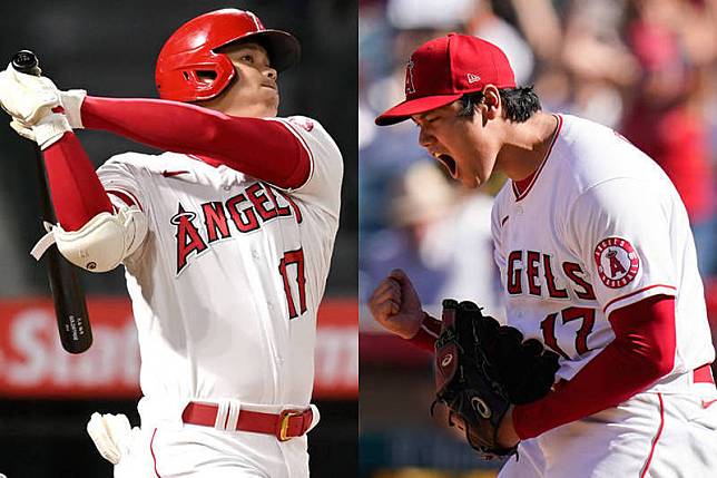 美媒預測大谷翔平明年能繳出11勝39轟的成績，有望衛冕美聯MVP。(資料照)