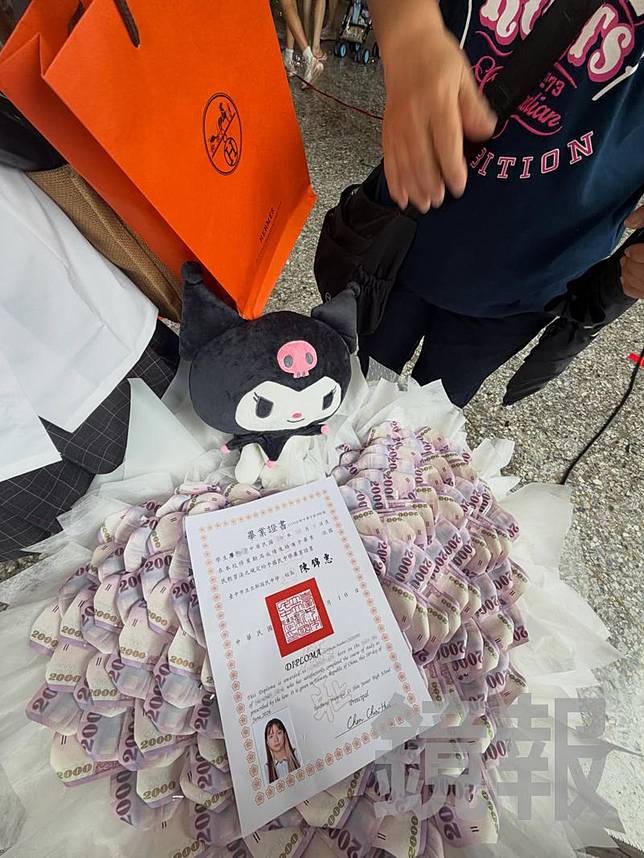 廖姓女國中生表示，這筆錢將作高中階段的第一筆升學獎學金與零用金，希望能替未來學習生活預做準備。畫面授權threads lfouiku_1201