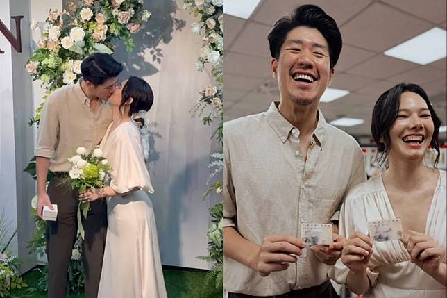 紀培慧結婚。翻攝Instagram @daleydailyd