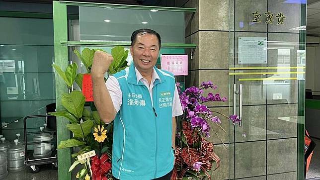 面對台南市長選戰，民進黨台南市黨部主委潘新傳表示樂觀審慎。(民進黨台南市黨部提供)