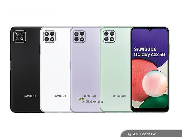 SAMSUNG A22 5G價格7千有找起 6月下旬台灣上市