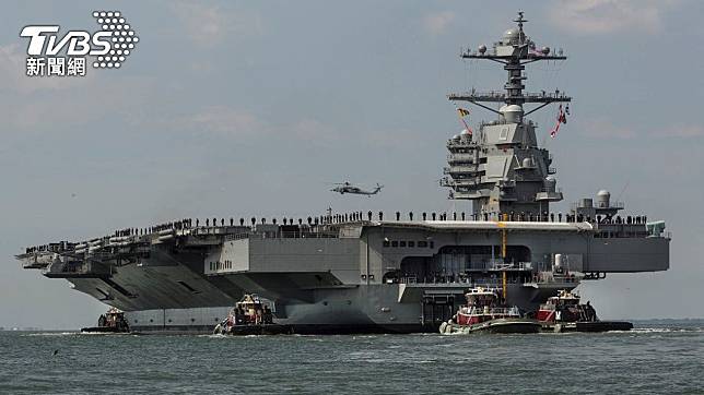 美國海軍航空母艦福特號。（照片來源：AP）