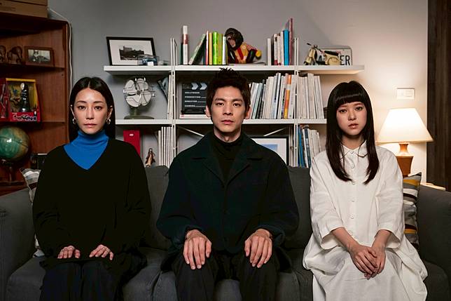 《愛的噩夢》12日上映，由謝欣穎（左起）、林柏宏、項婕如主演。（圖／華映娛樂 提供）