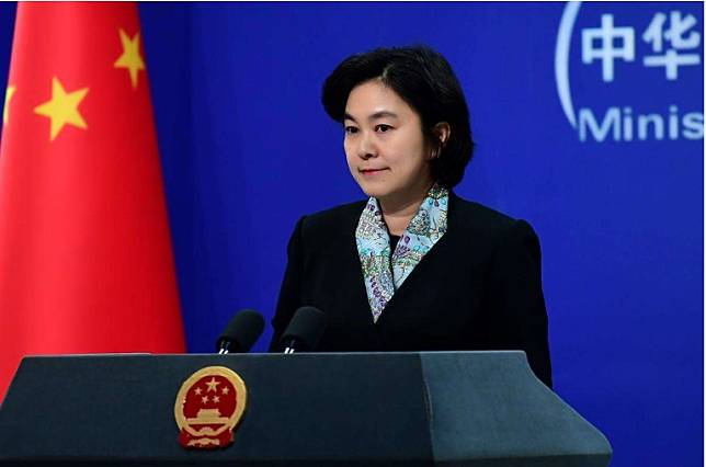 美威脅將因中國南海問題制裁中國，華春瑩反擊「沒在怕」。   圖：擷自人民日報客戶端