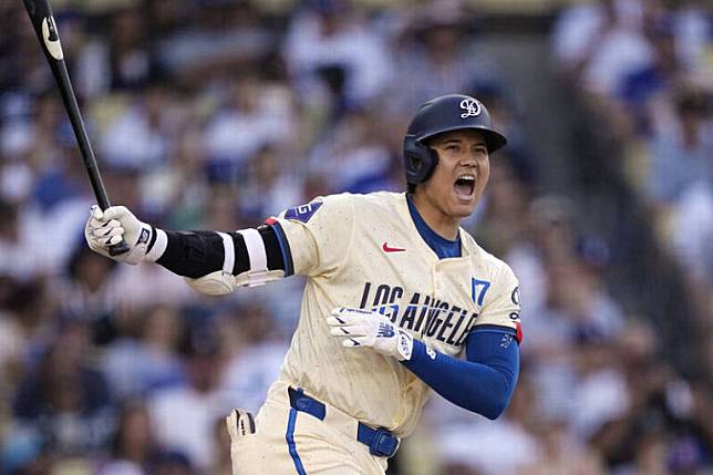 MLB／大谷翔平又創紀錄！本季「20轟20盜」聯盟首人比肩鈴木一朗（圖／美聯社）