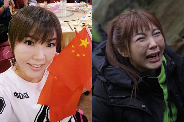 台灣藝人劉樂妍近年前往中國發展，經常發表親中言論。   圖：翻攝自微博