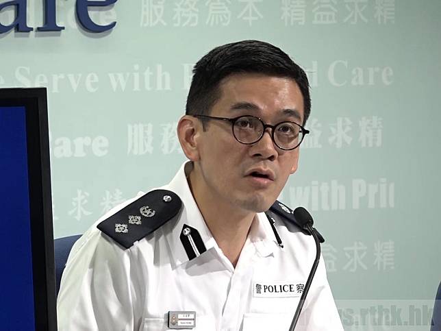 江永祥表示，警方過去4個幾月在辨認記者身分時有困難。（孔令輝攝）