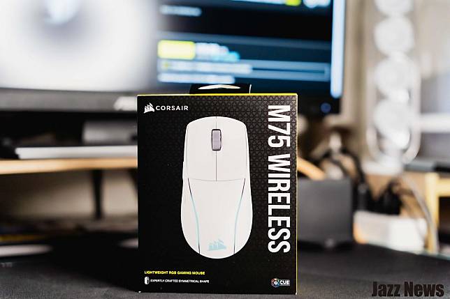 穩定、獨特外形、雙手可用 CORSAIR M75 WIRELESS 開箱評測