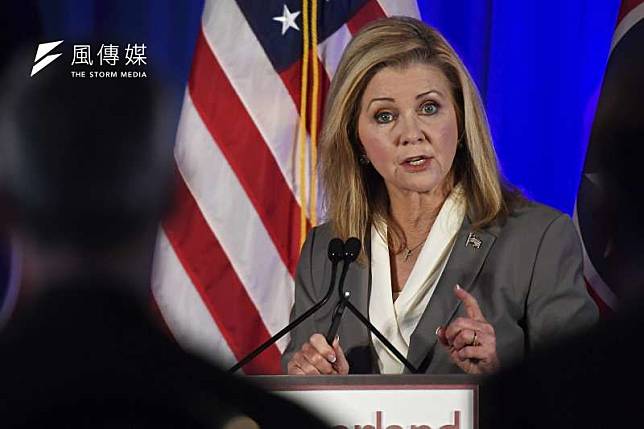 美國共和黨籍的田納西州聯邦參議員布萊克本（Marsha Blackburn）（資料照，美聯社）