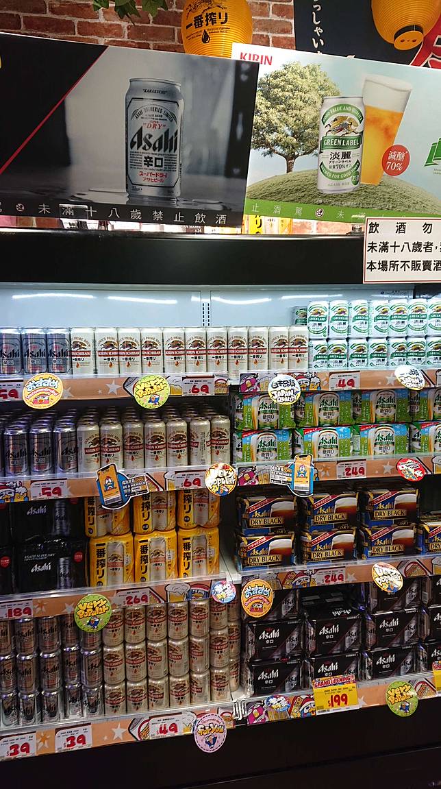 日本啤酒品牌幾乎都到齊了(圖片提供/ Wataru Chen)