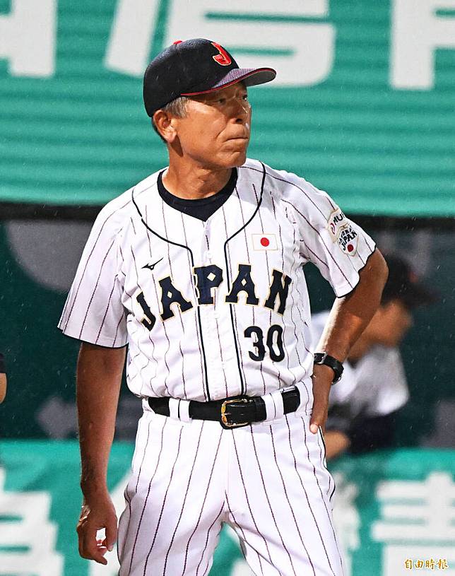 日本隊監督小倉全由。(記者林正堃攝)