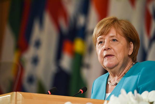 德國總理梅克爾（Angela Merkel）圖片來源：International Labour Organization(CC BY-NC-ND 2.0)