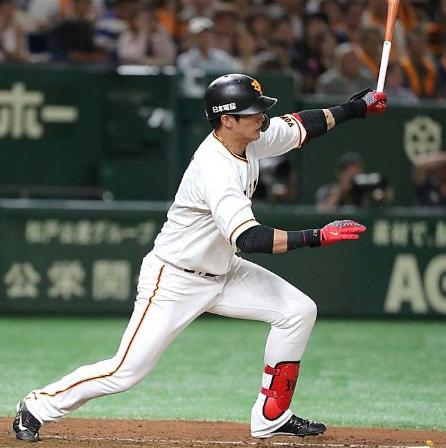 陽岱鋼本季代打打擊率高達4成48。(取自讀賣巨人推特)