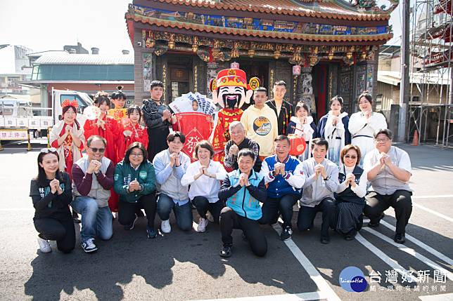 嘉義市政府結合九華山地藏庵舉辦開運年菜捐贈及發送活動／嘉義市府提供