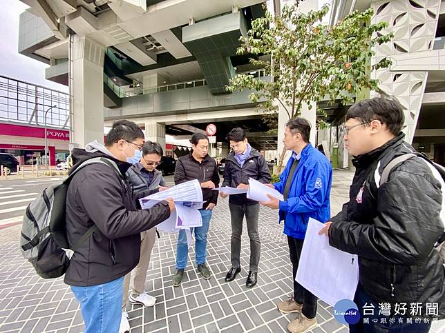 葉昭甫局長到捷運松竹站前勘查易肇事路段