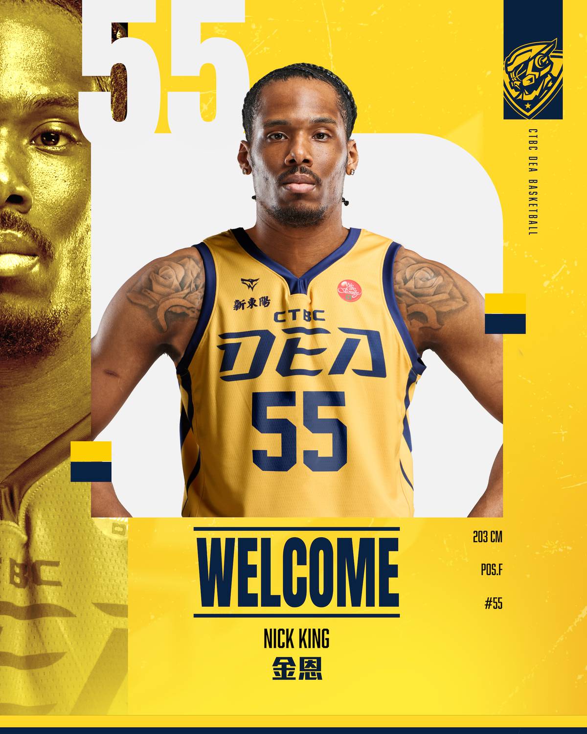 TPBL》冠軍成員金恩回鍋新北中信特攻 已經抵達臺灣 | TSNA