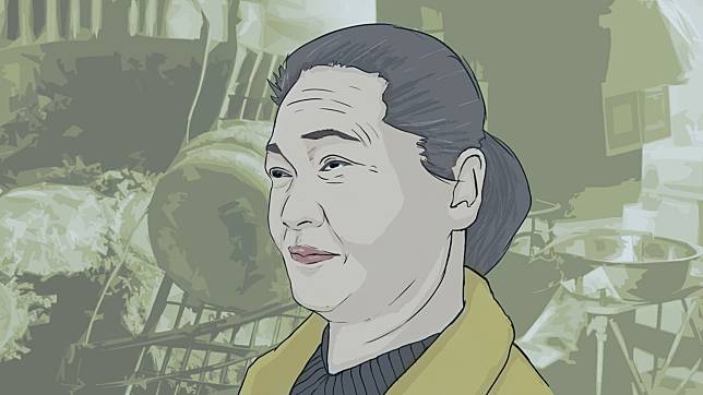Auntie Xiong's death triggered a wave of nostalgia and grief among Wuhan people. Illustration: Inkstone/Tom Leung