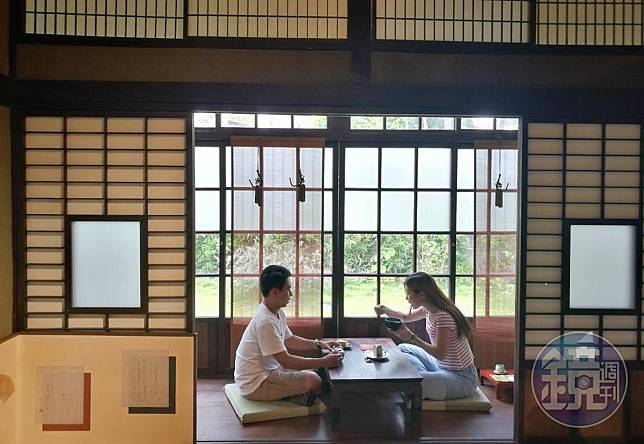 昔日日本商人本田三一的私宅，如今遊客也能在裡頭品茗休憩。