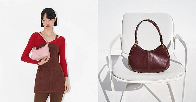 2025平價品牌「腋下包」推薦7款：小CK圓弧曲線俏皮吸睛，Zara「這款」酷女孩必備！