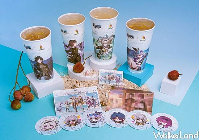 ▲COMEBUY攜手崩壞星穹鐵道，推出聯名飲品、買就送虛寶卡、角色杯墊、精美明信片 / COMEBUY提供、WalkerLand窩客島整理