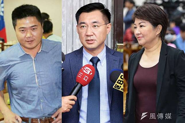 國民黨立委顏寬恒（左起）、江啟臣及盧秀燕大打空汙牌，但3人近5年內，卻經常向台電申請社團補助經費，足足申請了新台幣3310萬元。（資料照，顏麟宇、蘇仲泓攝／影傢合成：風傳媒）